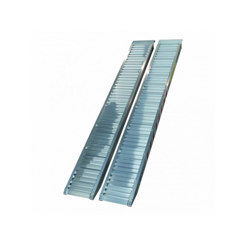 set oprijplaten recht aluminium 2244mm x 300mm haak ( G )