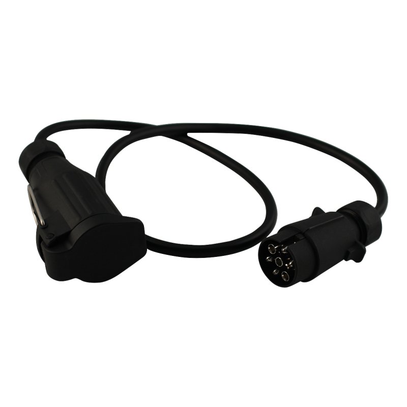 câble adaptateur voiture 7 pôle - remorque à 13 pôle (système Jäger) 90cm