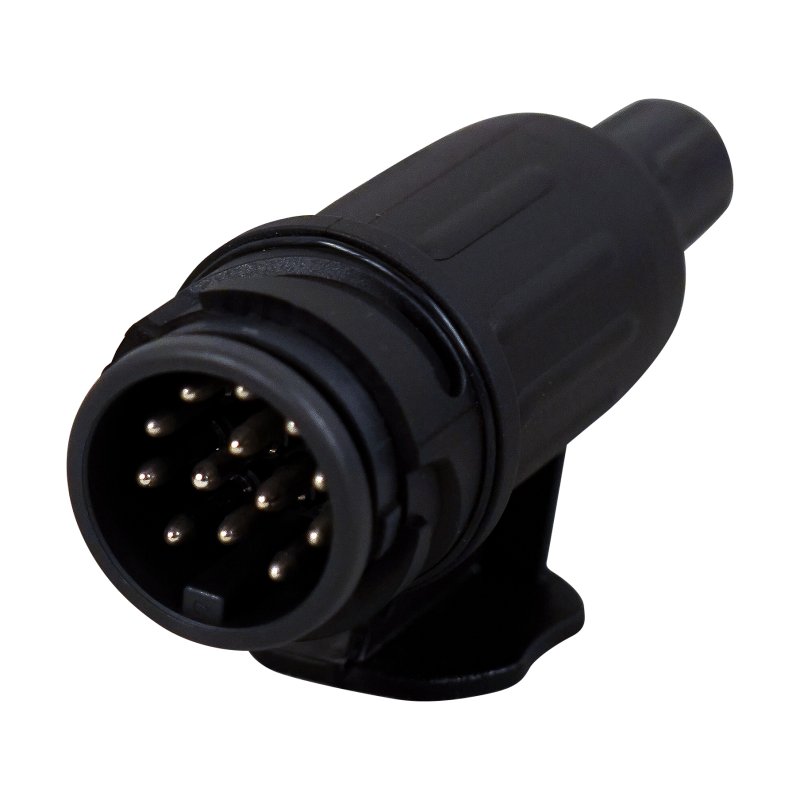 stekker 13 - polig , kunststof 13 schroefcontacten tule met Φ6.8mm gat