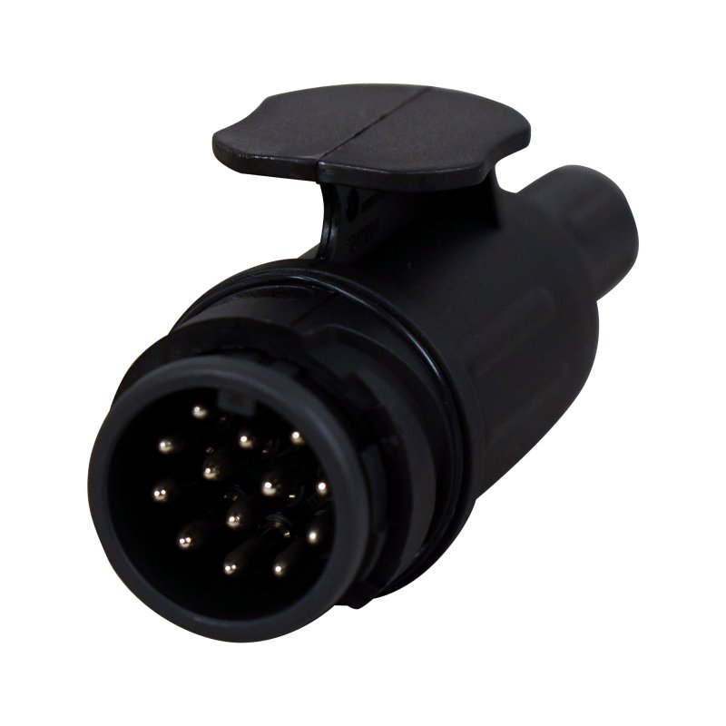 stekker 13 - polig , kunststof 13 schroefcontacten tule met Φ6.8mm gat