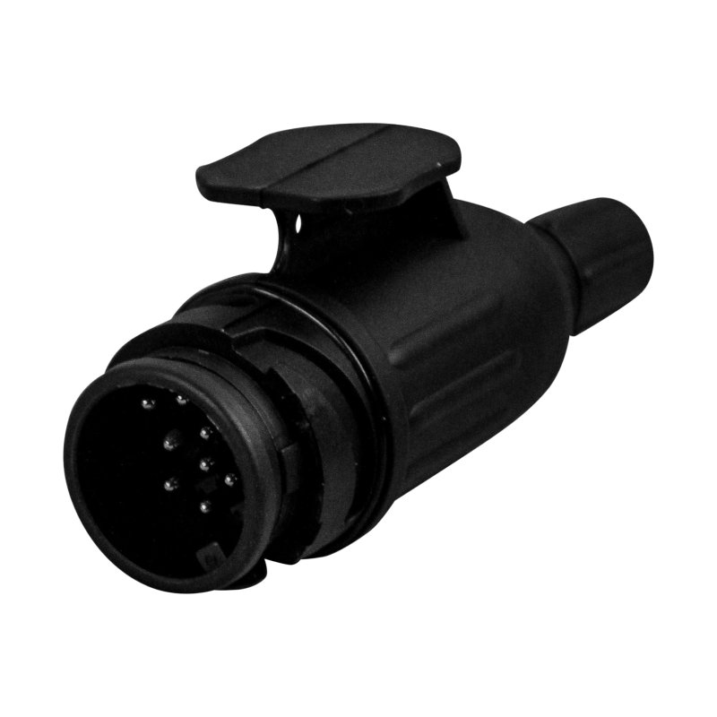 Stecker 13-polig Kunststoff 8 Schraubkontakten tule mit Φ6.8mm Loch