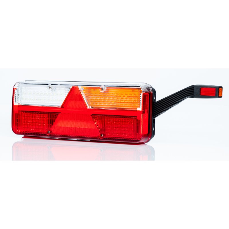 feu arrière LED connecteur AMP 7 PIN droit 9/36V Lavaflow