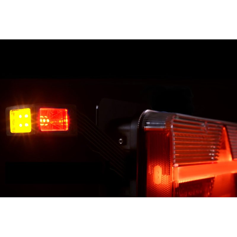 feu arrière LED connecteur AMP 7 PIN droit 9/36V Lavaflow