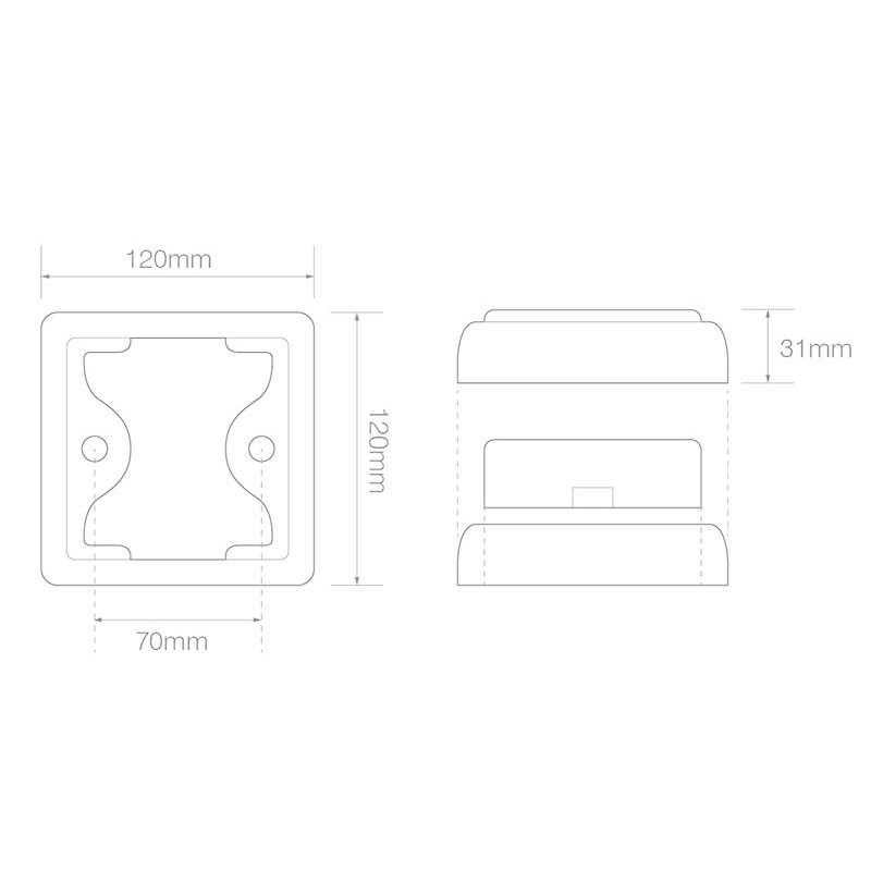 Rückleuchte LED Kabel universal 12/24V