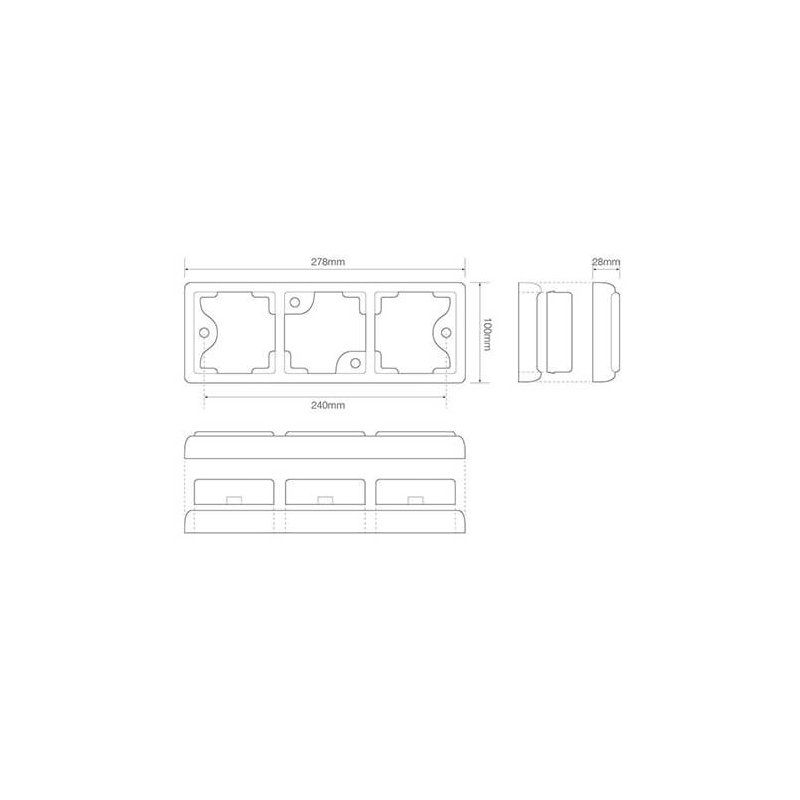 achterlicht LED kabel universeel 12/24V
