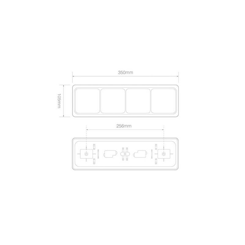 Rückleuchte LED Kabel universal 12/24V