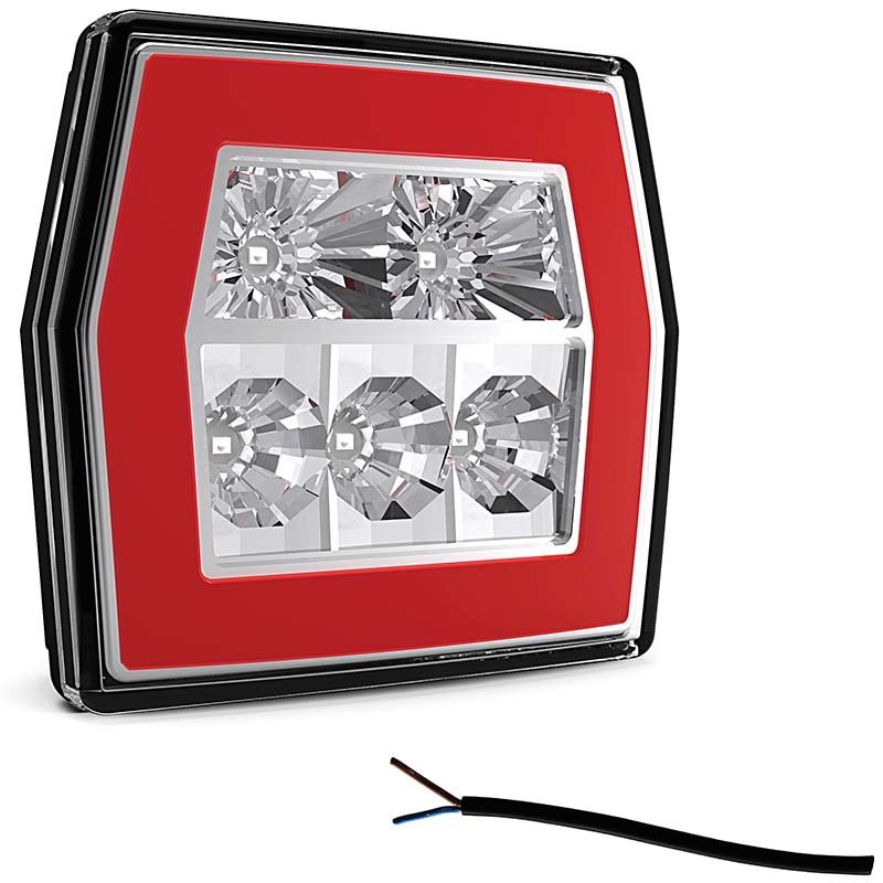 achterlicht LED kabel universeel links of rechts (universeel) 12/24V Lavaflow