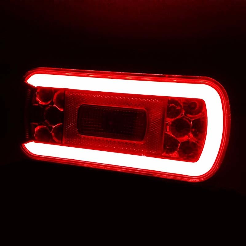 feu arrière LED câble universel universel 12/24V Lavaflow sans éclairage de la plaque d'immatriculation avec feu de brouillard
