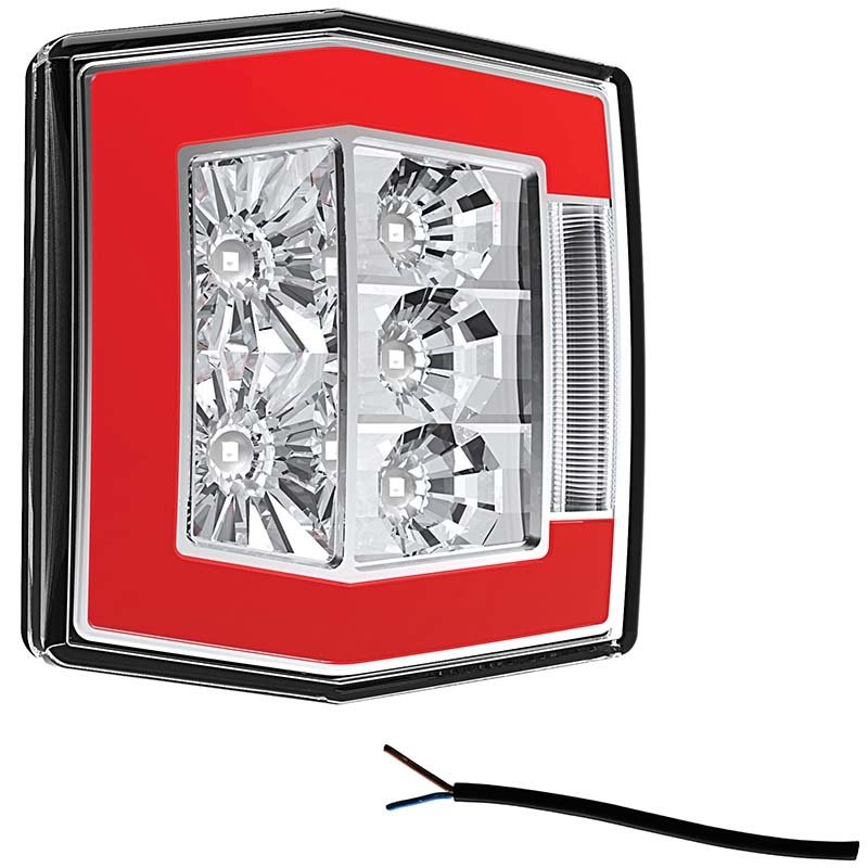feu arrière LED câble universel 12/24V Lavaflow