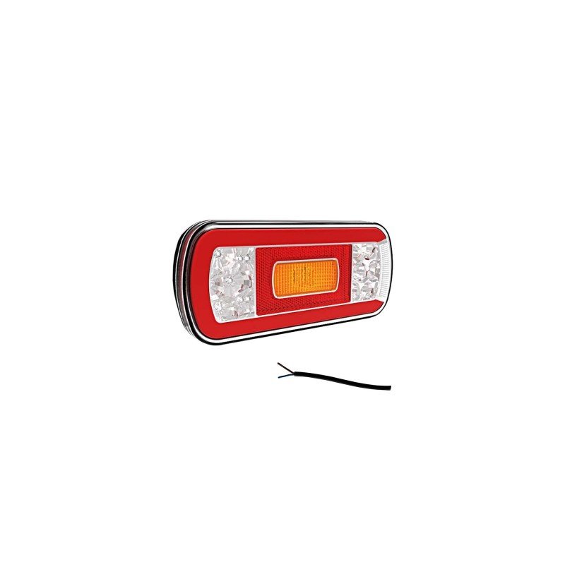 rear lamp LED Cable universal 12/24V Lavaflow IP 68