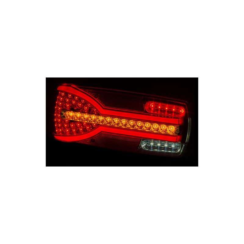 feu arrière LED câble droit droit 12/24V Lavaflow