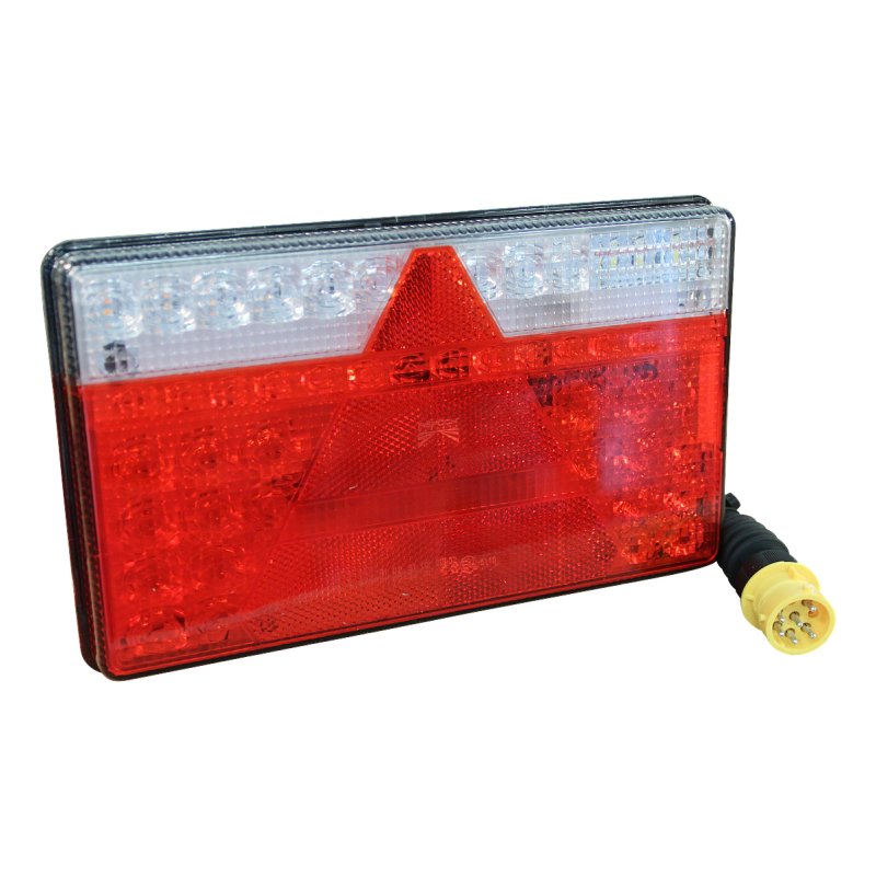 Rückleuchte LED LED 0.5m Kabel, 8 x 1mm² 8p Bajonett Gelb Multiled II links