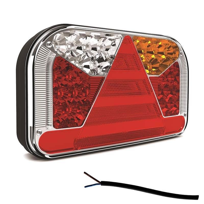 feu arrière LED câble droit droit 12/24V Lavaflow