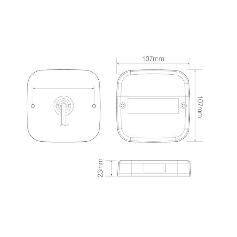 rear lamp LED Cable universal 12 V