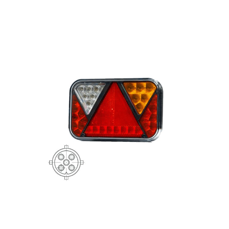 rear lamp LED 5 PINs bayonet 5 PINs bayonet right right 12 V