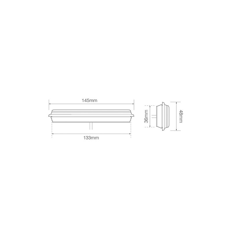 feu arrière LED câble 18cm câble universel universel 12/24V