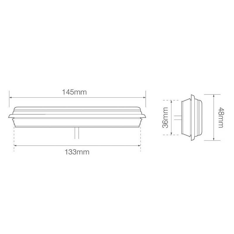 feu arrière LED câble 18cm câble universel universel 12/24V