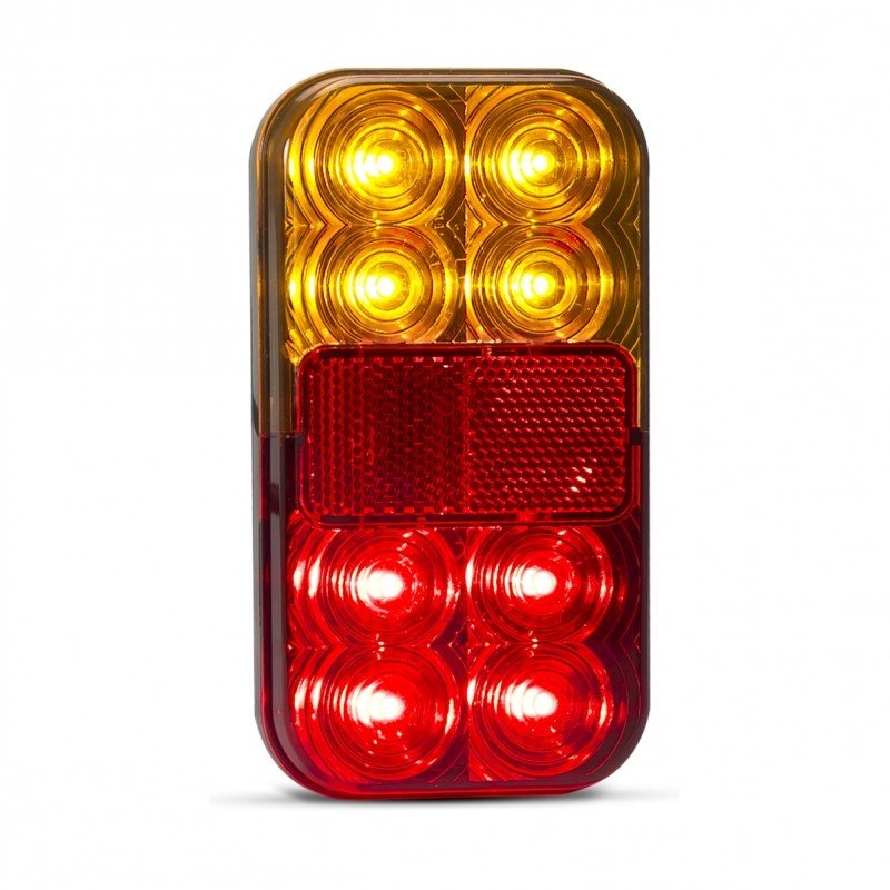 feu arrière LED câble 40cm universel universel 12 V (ensemble de 2 pièces)