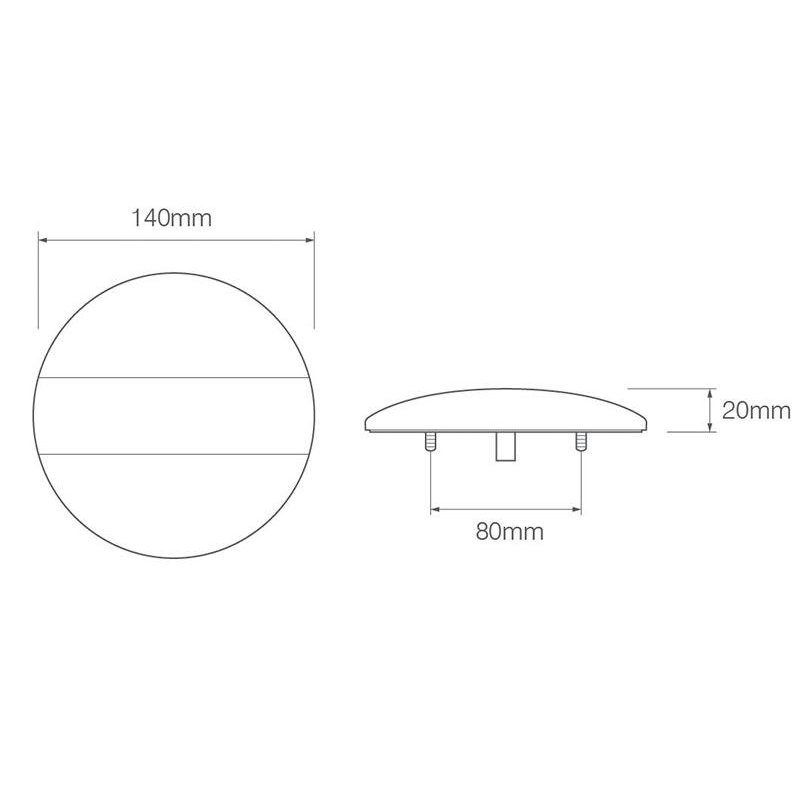 achterlicht LED kabel 40cm kabel universeel universeel 12/24V
