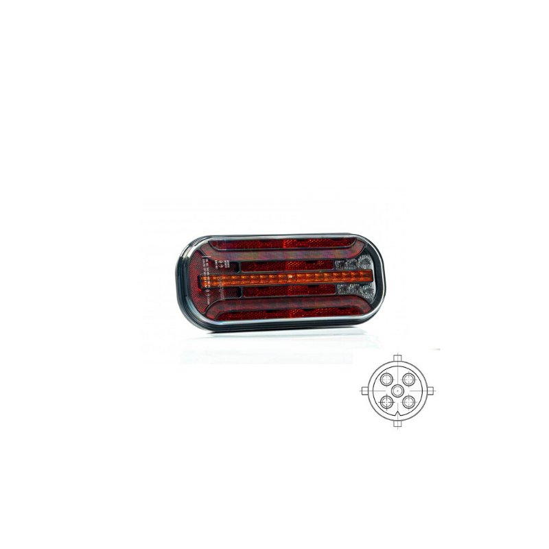 Rückleuchte LED 5 PINs Bajonett 5 PINs Bajonett universal universal 12/24V
