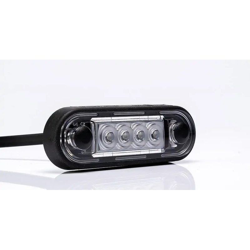 LED Positionsleuchte Rot, 150mm Offenes Ende 12-24V