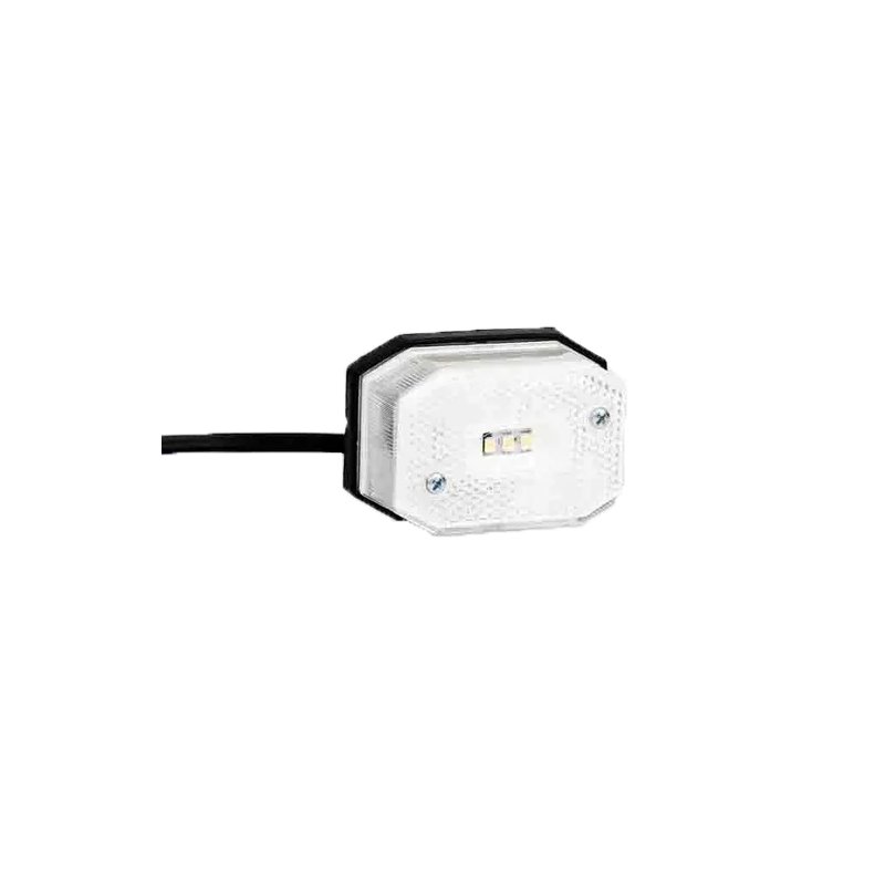 LED feu de position blanc 0.5m kabel 12-24V DC