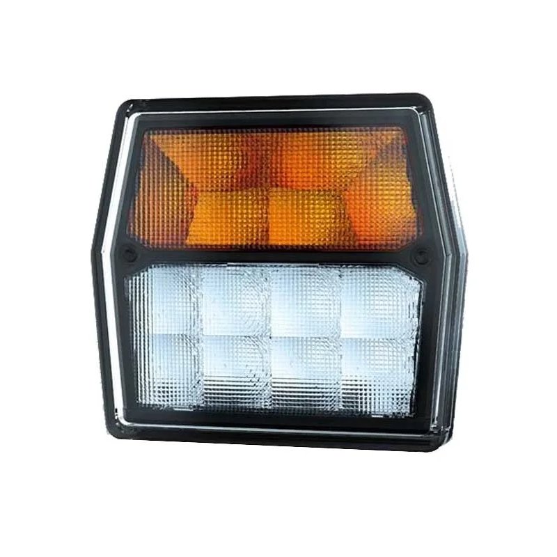 LED outline marker with flashing light white / orange 5 PINs bayonet 12-24V