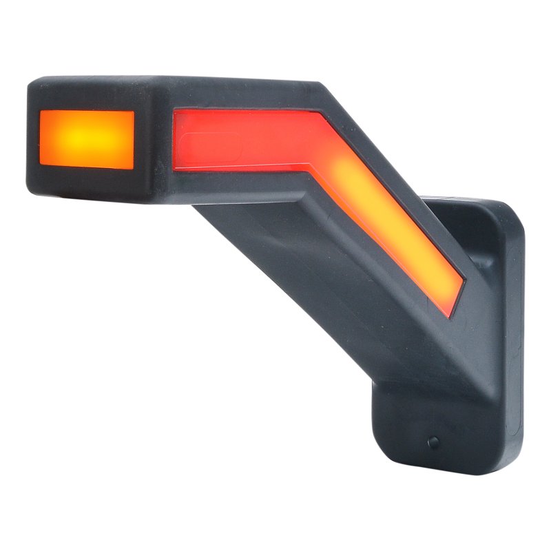 feu d'encombrement 1259L / W168.6DD rouge/orange gauche 400mm, LgY-S 0,75mm2