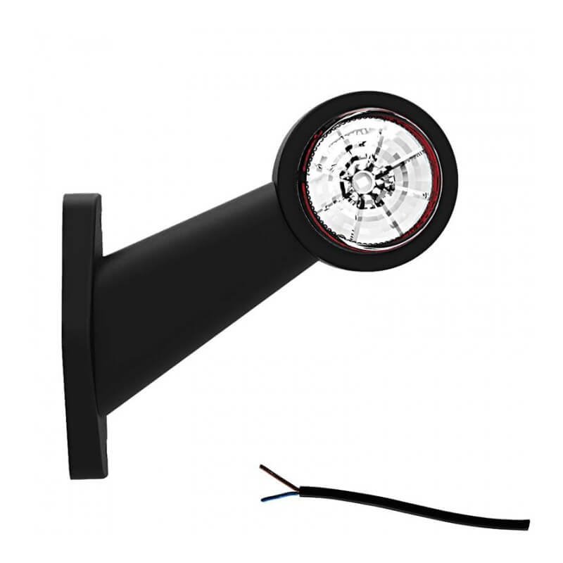 feu d'encombrement rouge/blanc gauche câble 200 mm 12/24V