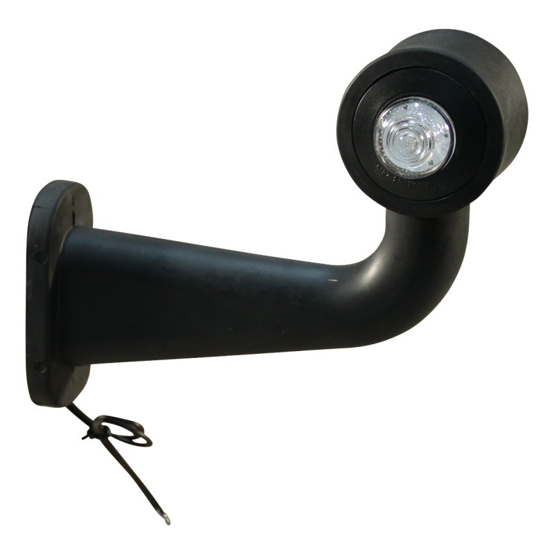 contourlamp 138P / W21.5 rood / wit, rechts, 180mm, 2x075mm2
