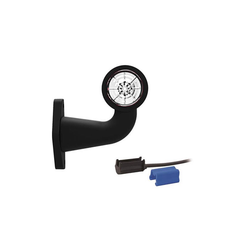 Umrissleuchte rood/wit links DC Kabel 200mm, 0,75mm² 12/24V