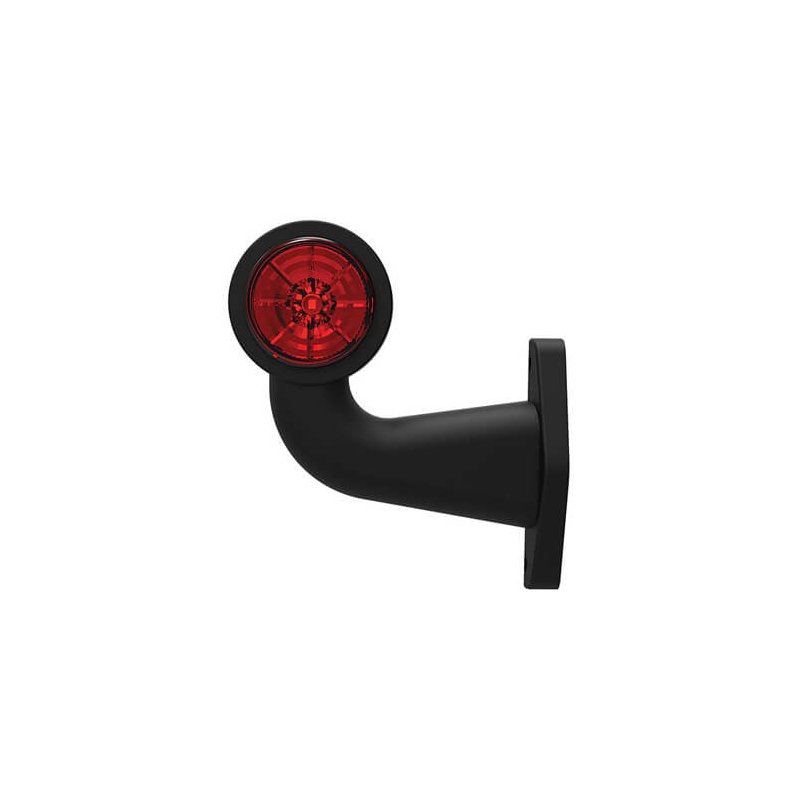 Umrissleuchte rood/wit links DC Kabel 200mm, 0,75mm² 12/24V