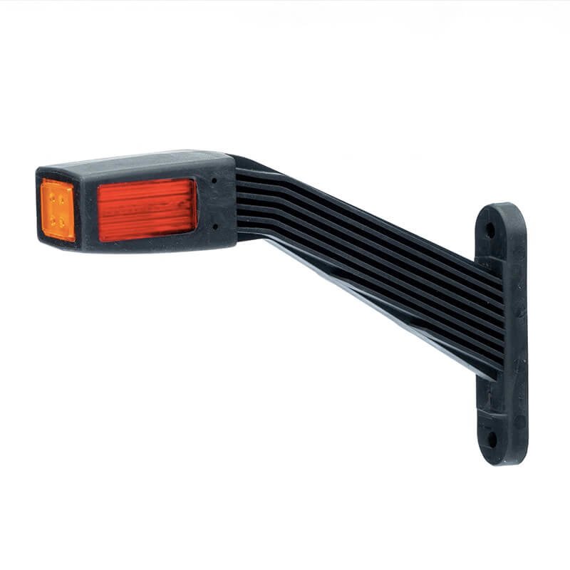 feu d'encombrement rouge/blanc/orange gauche câble 300mm 12/24V