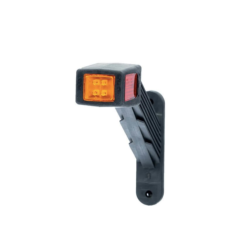 feu d'encombrement rouge/blanc/orange gauche câble 300mm 12/24V