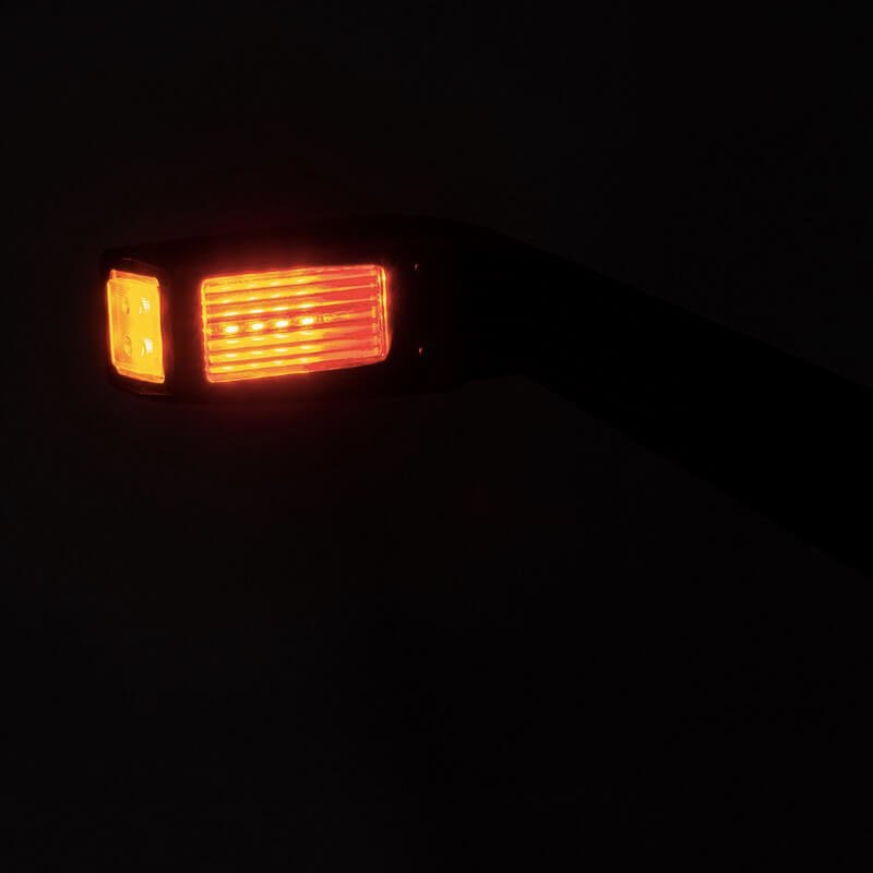 feu d'encombrement rouge/blanc/orange gauche câble 300mm 12/24V