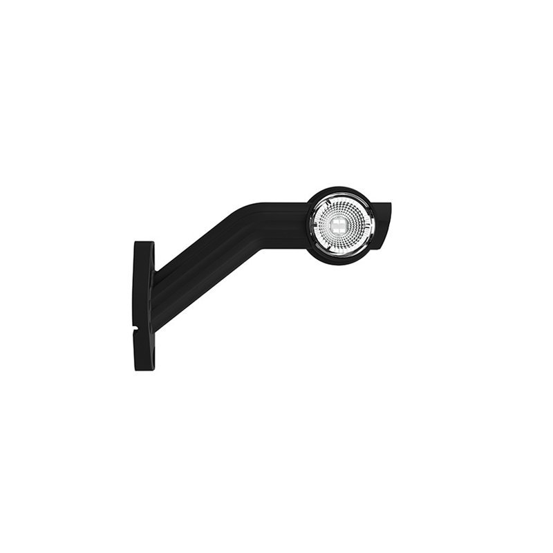 contourlamp rood/wit/oranje rechts kabel 200mm IP68 12/24V
