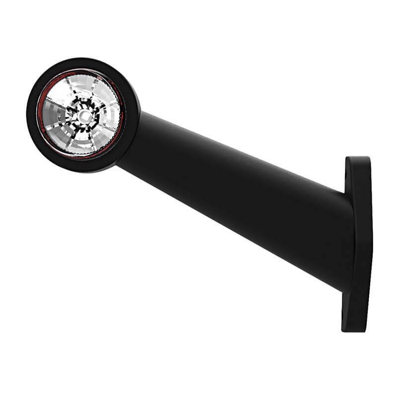 feu d'encombrement rouge/blanc droit P&R câble 200mm, 1,5mm² 12/24V