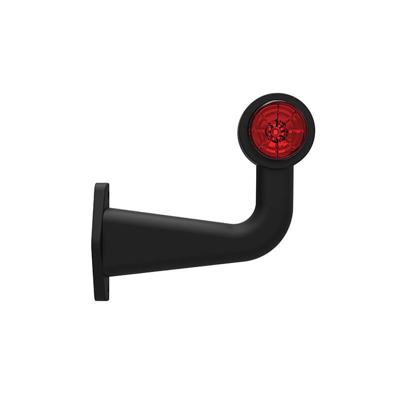 feu d'encombrement rouge/blanc droit P&R câble 200mm, 1,5mm² 12/24V