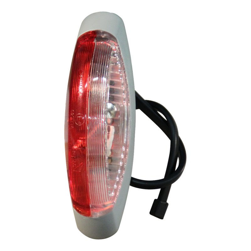 Umrissleuchte Flexipoint II rot / weiß DC kabel 250mm