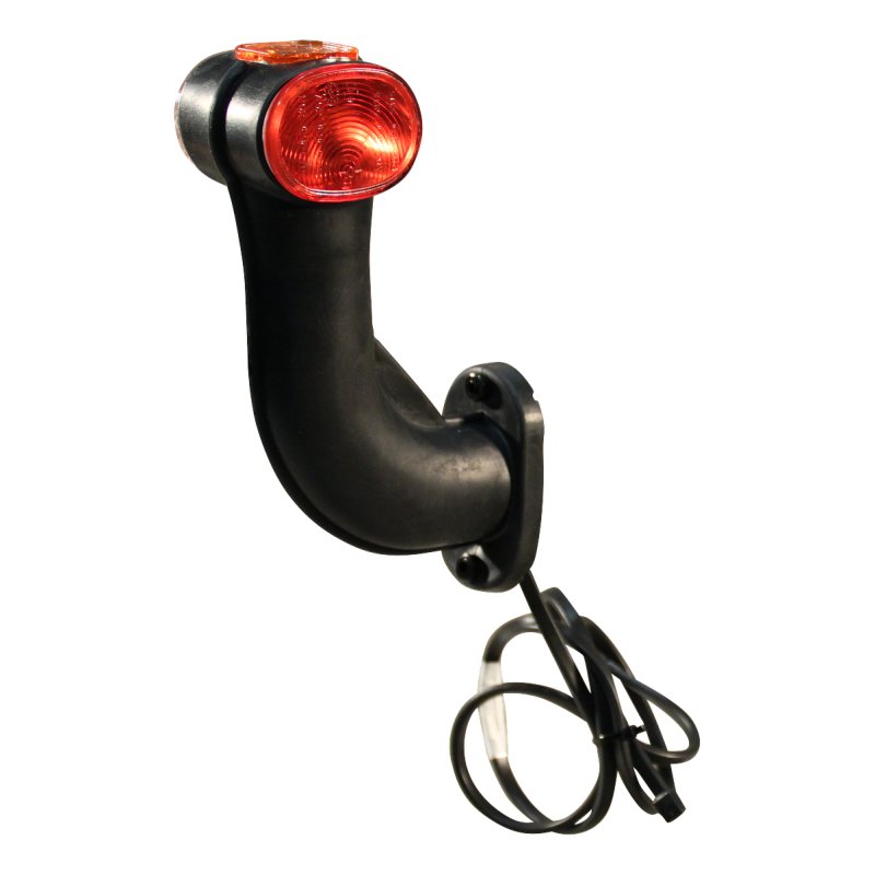 feu d'encombrement SUPERPOINT II version “Earpoint” rouge / blanc / orange droit DC câble 1000mm
