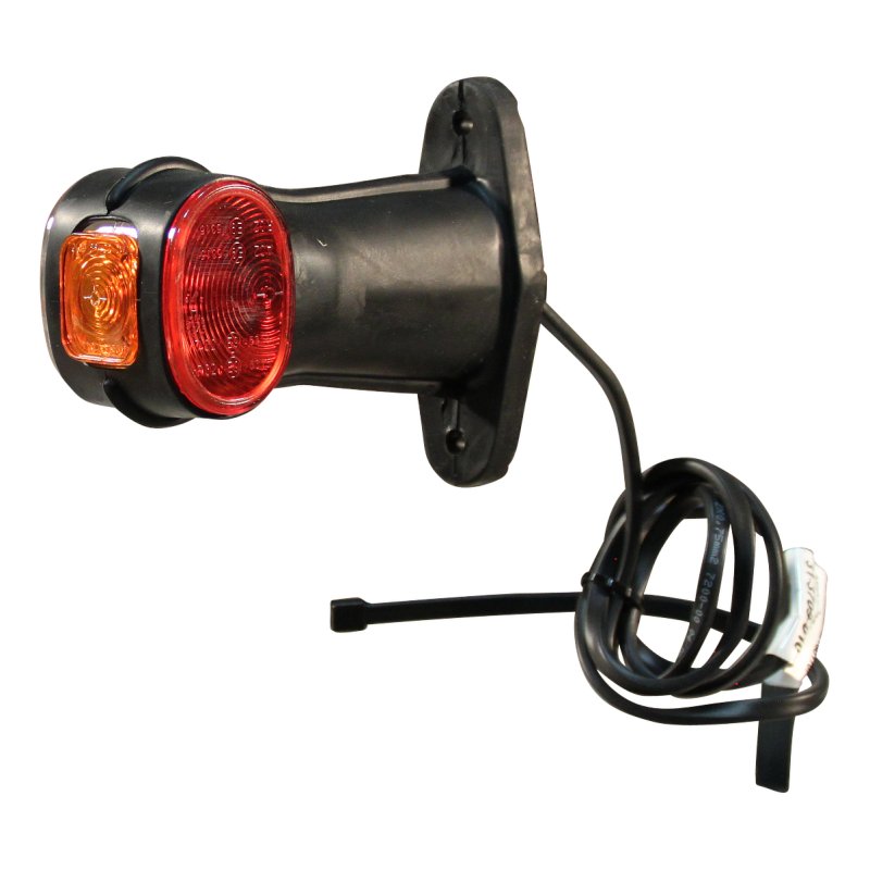 feu d'encombrement SUPERPOINT II version “courte” rouge / blanc / orange DC câble 1000mm