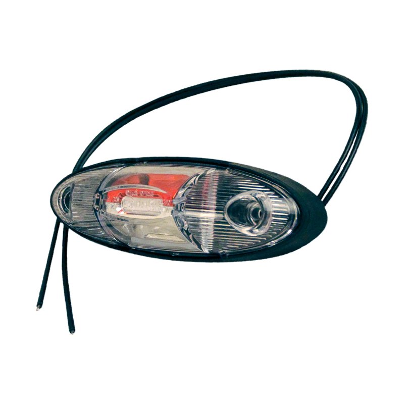 feu d'encombrement W105 rouge / blanc gauche/droite 220mm, 2x0,75mm2
