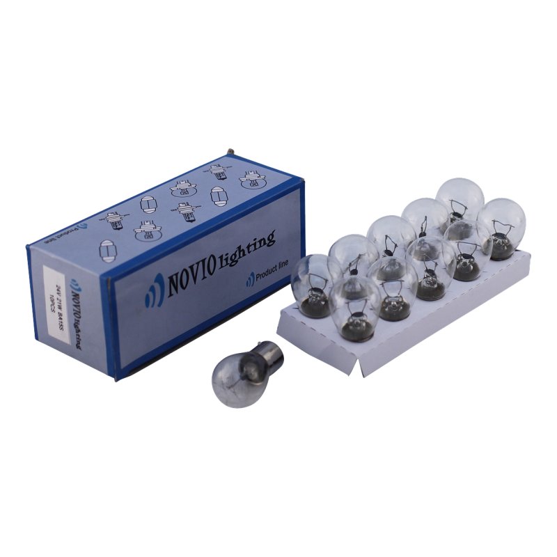 Glühbirne stop- / Blinkleuchte BA15S 24V 21W 25x47mm