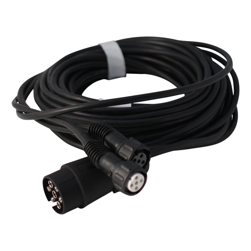 cable harness 7-poles 7,0m , bayonet 5-pins