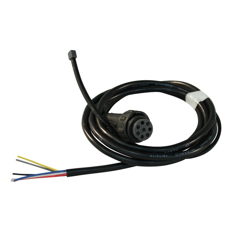 faisceau de câble avec extrémité ouverte gauche 2m connexion à baïonnette 8 pôles , embranchement 1x 500 DC