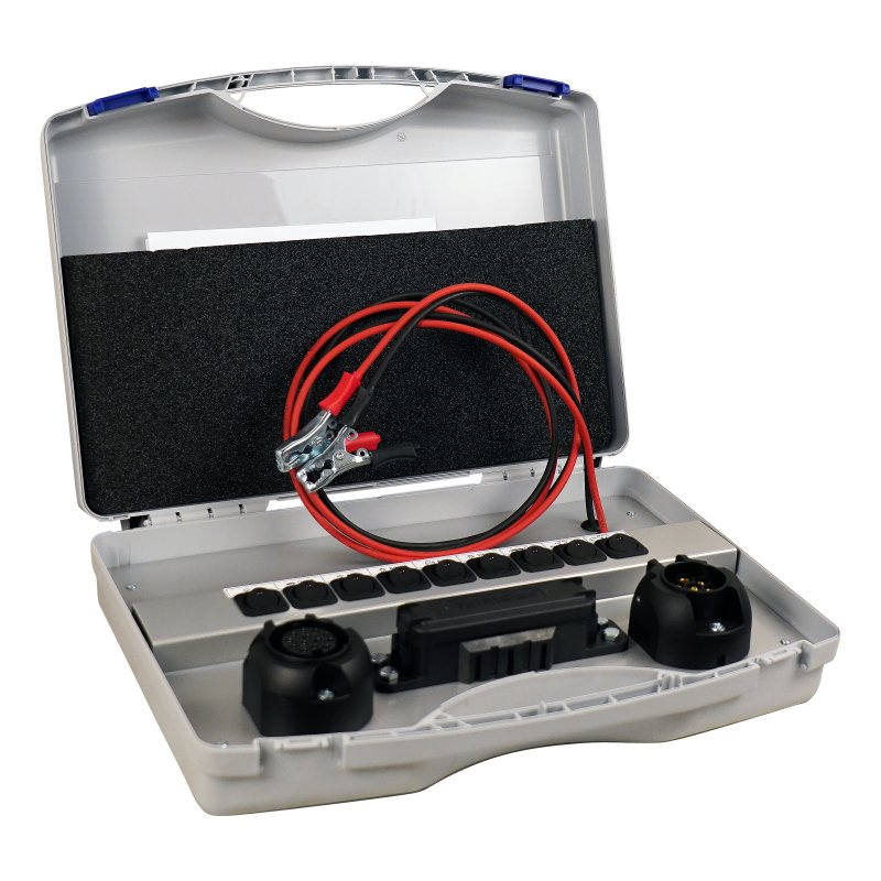 testkoffer 12V voor auto stekkerdoos