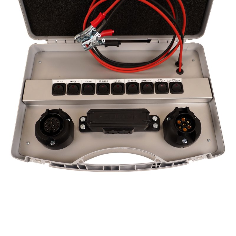 testkoffer 12V voor auto stekkerdoos
