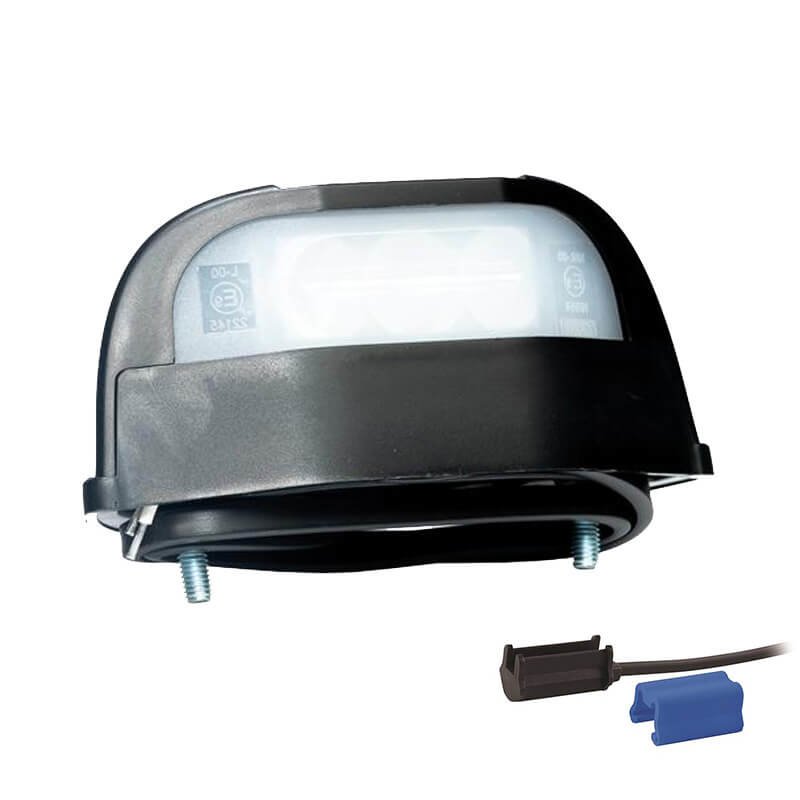 Kennzeichenleuchte LED 12/24V DC Kabel 500mm, 0,75mm²