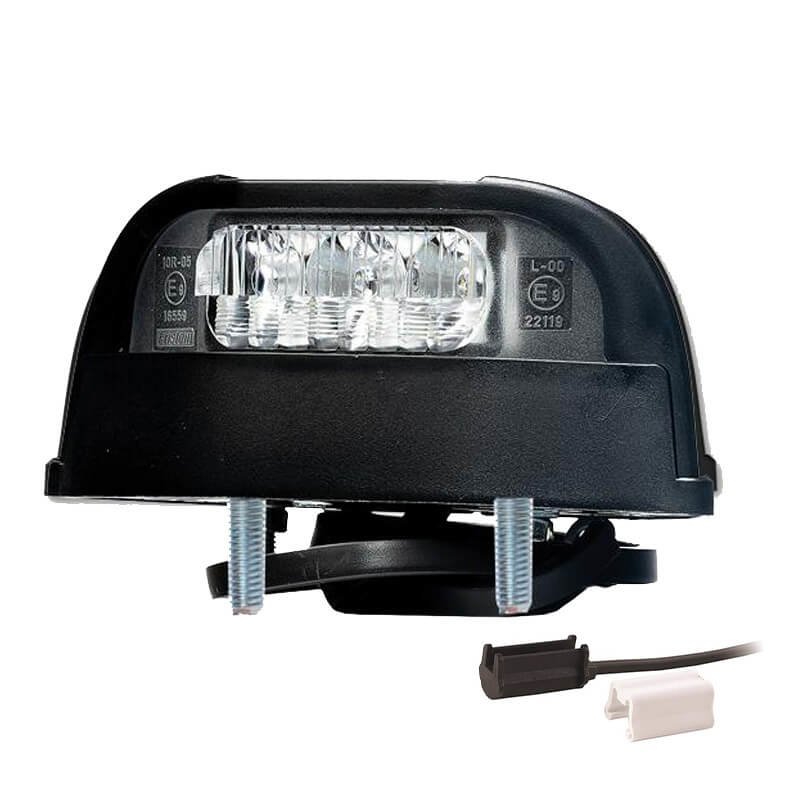éclairage de plaque LED 12/24V P&R câble 500mm , 2x 1,5mm²