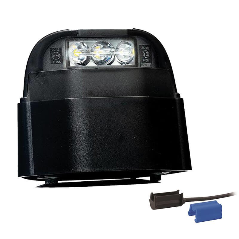 Kennzeichenleuchte LED 12/24V DC Kabel 500mm, 0,75mm²